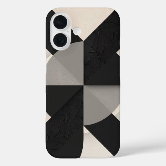 Modernes minimalistisches geometrisches Design Case-Mate iPhone Hülle (Rückseite)