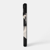 Modernes minimalistisches geometrisches Design iPhone 16 Hülle (Linke Seite)