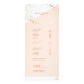 Modernes Minimalistisches geometrisches Marmorgold Werbekarte (Vorne)