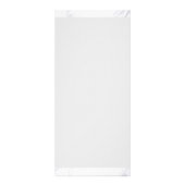 Modernes Minimalistisches geometrisches silbernes Werbekarte (Hinten)