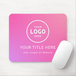 Modernes minimalistisches Geschäftslogo Mousepad