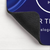 Modernes minimalistisches Geschäftslogo Mousepad (Ecke)