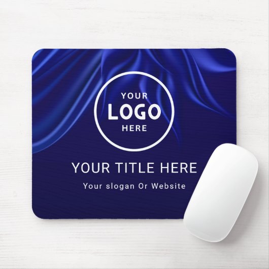 Modernes minimalistisches Geschäftslogo Mousepad (Mit Mouse)