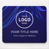 Modernes minimalistisches Geschäftslogo Mousepad (Vorne)