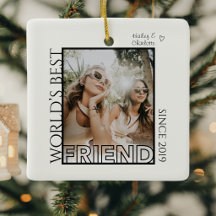 Modernes minimalistisches Geschenk für beste Freun