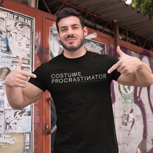 Modernes Minimalistisches Halloween-Kostüm - Aufsc Tri-Blend Shirt