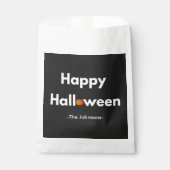 Modernes Minimalistisches Halloween - Personalisie Geschenktütchen (Vorderseite)