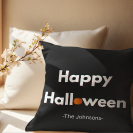 Modernes Minimalistisches Halloween - Personalisie Kissen