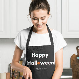 Modernes Minimalistisches Halloween - Personalisie Schürze