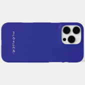 Modernes Minimalistisches handgeschriebenes Skript Case-Mate iPhone Hülle (Rückseite (Horizontal))