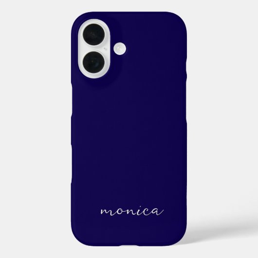 Modernes Minimalistisches handgeschriebenes Skript Case-Mate iPhone Hülle (Rückseite)