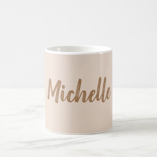 Modernes Minimalistisches Hinzufügen Kaffeetasse (Mittel)