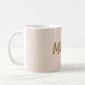 Modernes Minimalistisches Hinzufügen Kaffeetasse (Links)