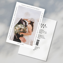 Modernes Minimalistisches Hochzeitmonogramm Save The Date