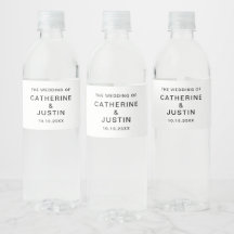 Modernes Minimalistisches Hochzeitsereignis mit Te