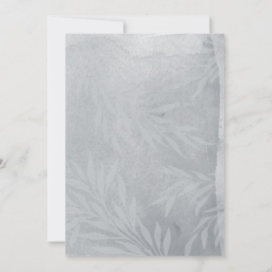 Modernes Minimalistisches Hochzeitsfest-Foto Save The Date (Rückseite)