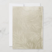 Modernes Minimalistisches Hochzeitsfest-Foto Save The Date (Rückseite)