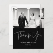 Modernes minimalistisches Hochzeitsfest Foto Viele Postkarte (Vorne/Hinten)