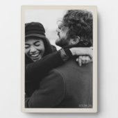 Modernes Minimalistisches Hochzeitssemble Foto und Fotoplatte (Vorderseite)