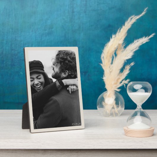 Modernes Minimalistisches Hochzeitssemble Foto und Fotoplatte (Seite)