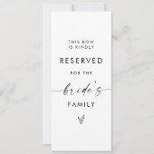 Modernes Minimalistisches Hochzeitssymbol (Vorderseite)