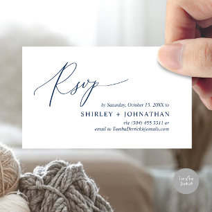 Modernes Minimalistisches Hochzeitsszenario Begleitkarte