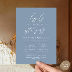 Modernes Minimalistisches Hochzeitstreffen Party D Einladung
