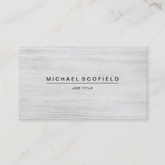 Modernes Minimalistisches Holz Visitenkarte