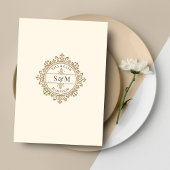 Modernes Minimalistisches Ivory-Syndrom Einladung