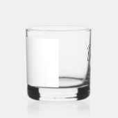 Modernes Minimalistisches Jahr des Neuen Vaters Whiskyglas (Rechts)