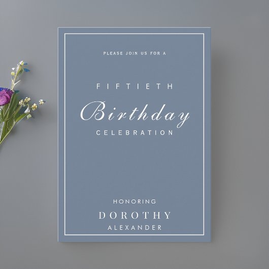 Modernes Minimalistisches JEDES Meilenstein Erwach Einladung