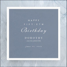 Modernes Minimalistisches JEDES Meilenstein Erwach Serviette