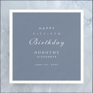 Modernes Minimalistisches JEDES Meilenstein Erwach Serviette