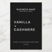 Modernes Minimalistisches Kerzensiegel Lebensmitteletikett (Einzelnes Label)