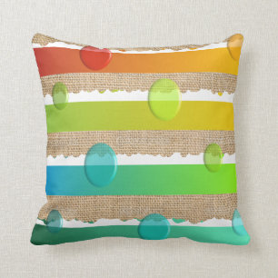 Modernes Minimalistisches Kissen-gezackte Ränder Kissen