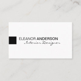 Modernes Minimalistisches klassisches elegantes Visitenkarte