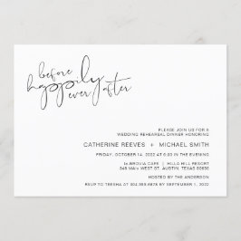 Modernes Minimalistisches Lässiges Script Probe Di Einladung