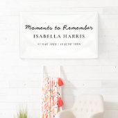 Modernes minimalistisches Lebensfeier-Banner Banner (Insitu)