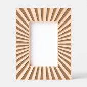 Modernes Minimalistisches Linienmuster Geätzte Rahmen (Vorderseite)