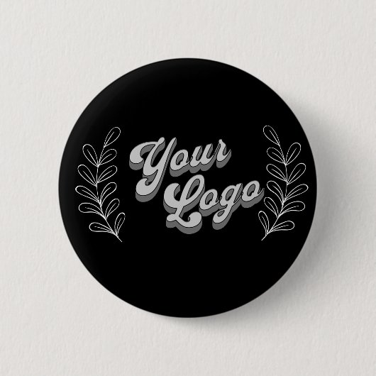 Modernes Minimalistisches Logo Button (Vorderseite)