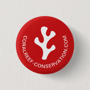 Modernes Minimalistisches Logo für die Werbung in Button