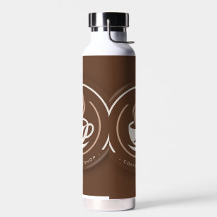 Modernes minimalistisches Logo für ein Café Trinkflasche
