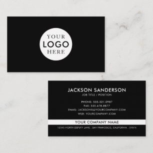 Modernes minimalistisches Logo Professionell Schwa Visitenkarte