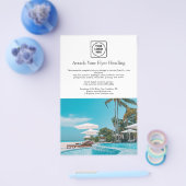 Modernes Minimalistisches Logo | Sauberes Branding Flyer (Einzeln)