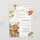 Modernes Minimalistisches Lokal mit Liebe Einladung (Vorne/Hinten)