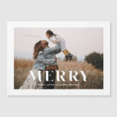 Modernes, Minimalistisches Mercosur Foto Magnet (Vorderseite)