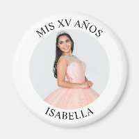 Modernes Minimalistisches Mis XV Años Foto