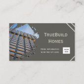 Modernes Minimalistisches Monochrome Visitenkarte (Vorderseite)