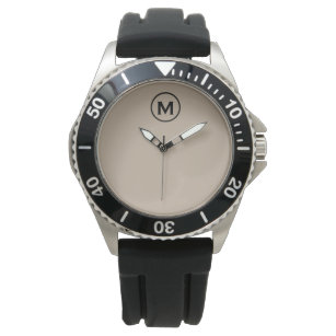 Modernes Minimalistisches Monogramm Armbanduhr
