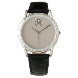 Modernes Minimalistisches Monogramm Armbanduhr